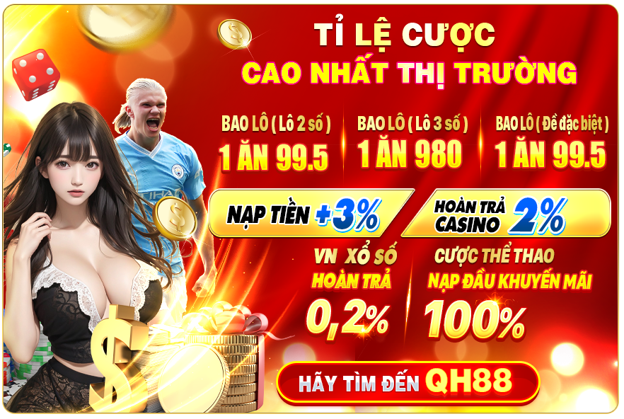 QH88 đăng ký nhận 100k – Review nhà cái QH88 Casino